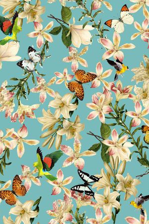 潮流时尚印花华亿平台图片