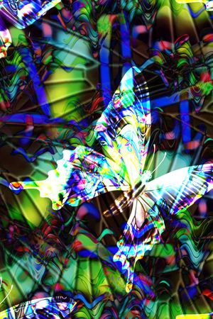 创意服装面料印花华亿平台图片