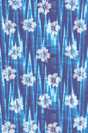 花卉 抽象条纹背景印花华亿平台图片