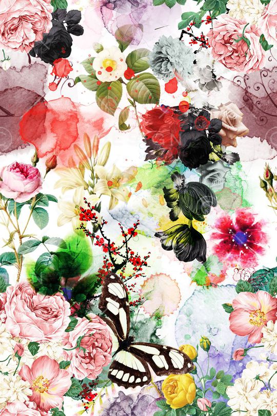 复古印花华亿平台图片