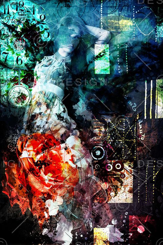 抽象唯美印花华亿平台图片