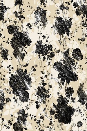 简洁素雅 休闲时尚 抽象印花华亿平台图片