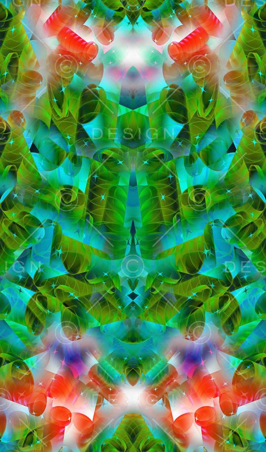 抽象色彩印花华亿平台图片