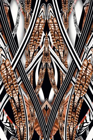 几何印花华亿平台图片