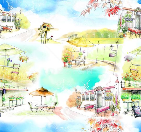 插画印花华亿平台图片