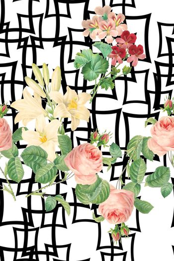 格子印花华亿平台图片