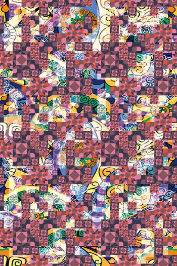 501057-时尚潮流原创复古宫廷几何印花