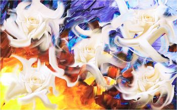 田园风印花华亿平台图片