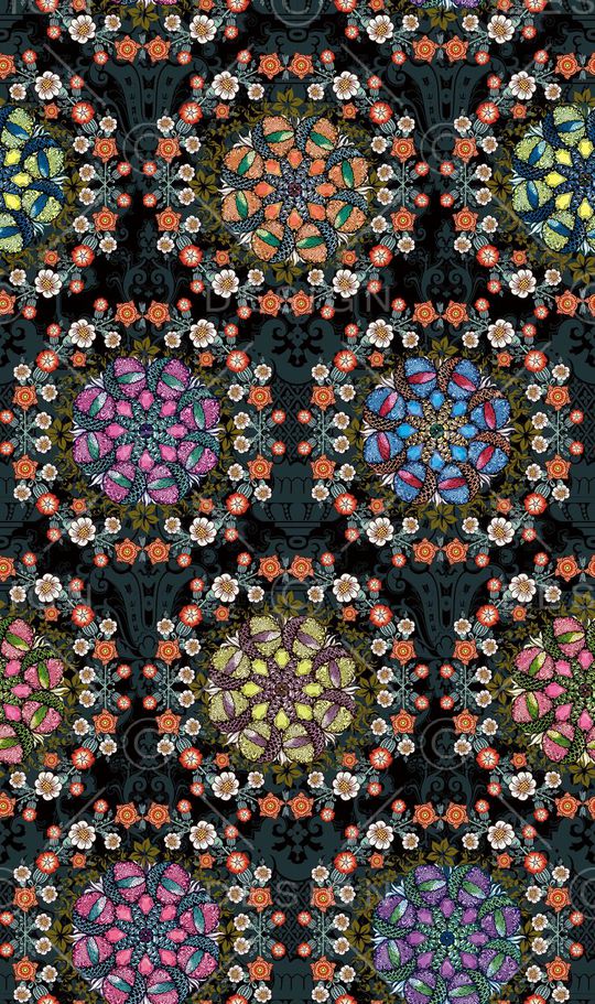 中国风印花华亿平台图片