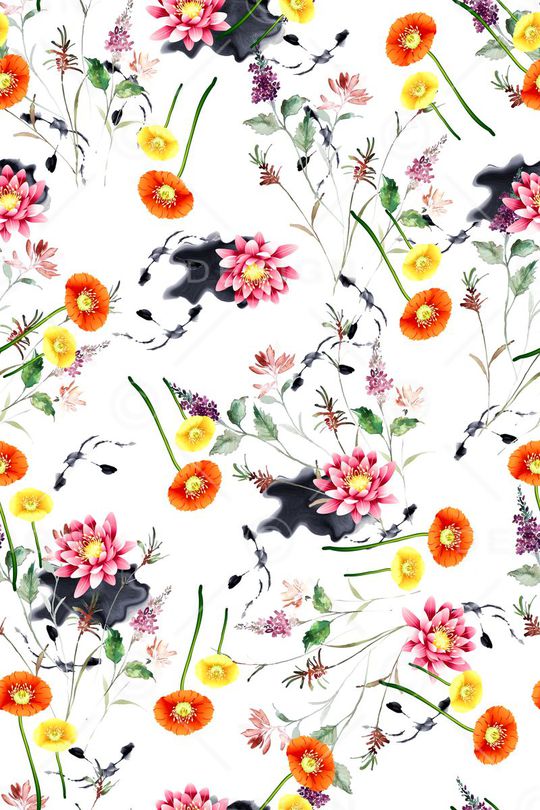 散花印花华亿平台图片