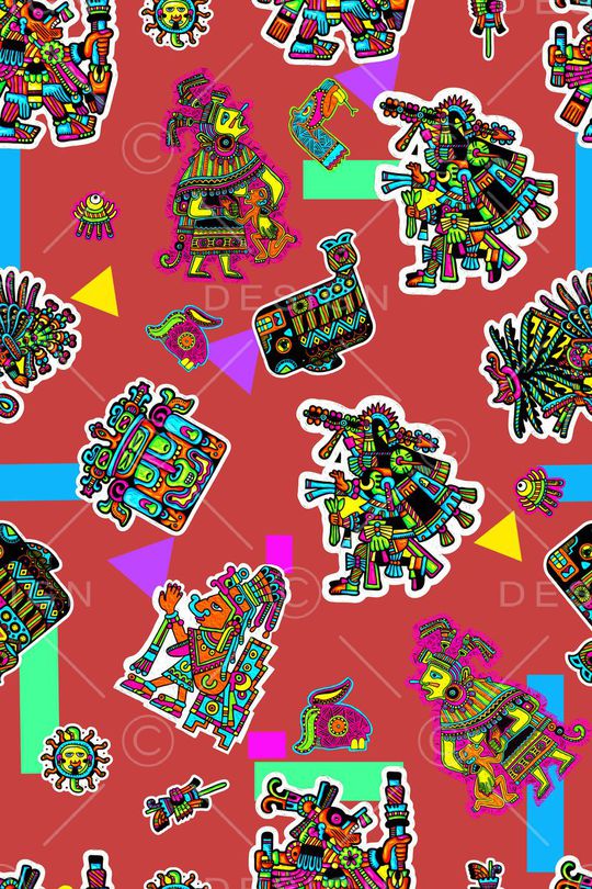 中国风印花华亿平台图片