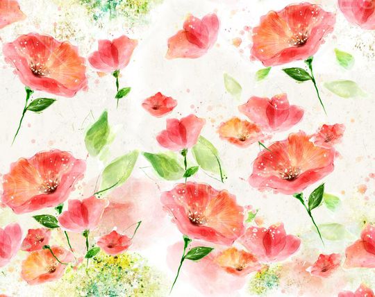 手绘抽象印花华亿平台图片