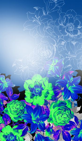 中国风印花华亿平台图片