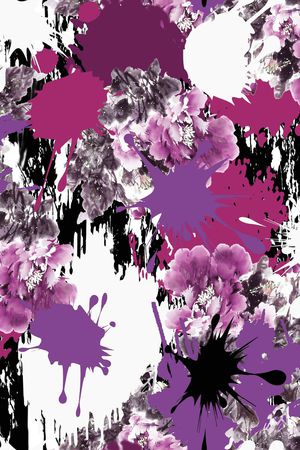 抽象印花华亿平台图片