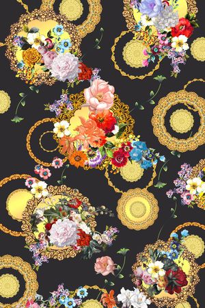 手绘印花华亿平台图片