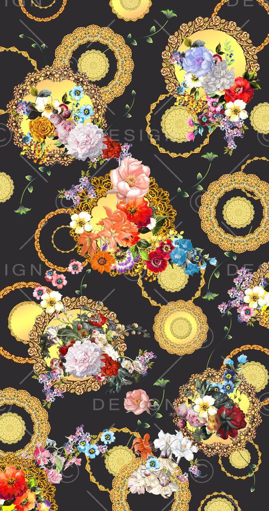 手绘印花华亿平台图片