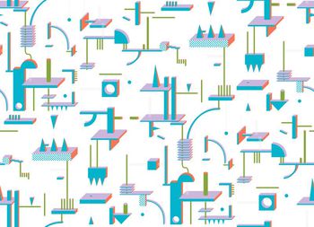 501537-原创时尚大牌几何童趣华亿平台