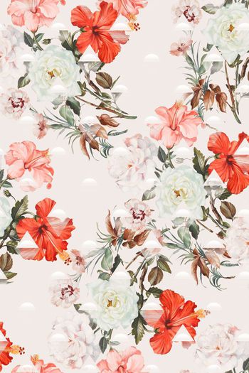 501581-甜美小几何加花卉组合