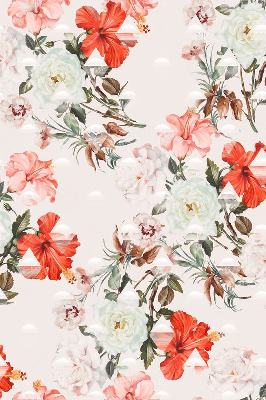 甜美 花卉印花华亿平台图片