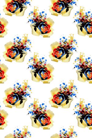 手绘印花华亿平台图片