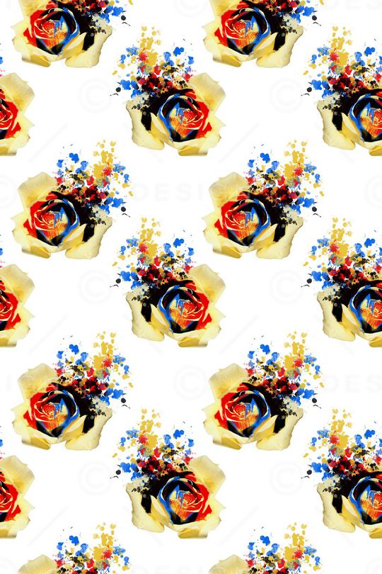 手绘印花华亿平台图片