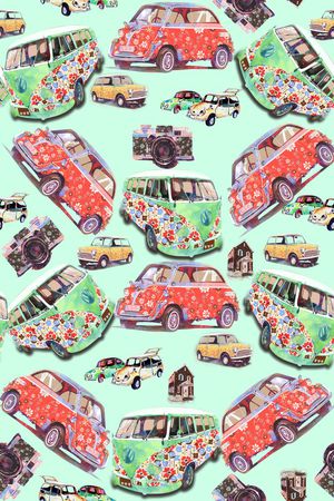 清爽 趣味 波普印花华亿平台图片