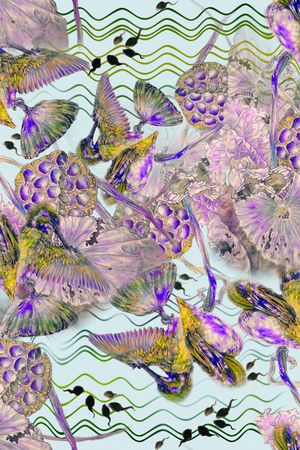 中国风印花华亿平台图片