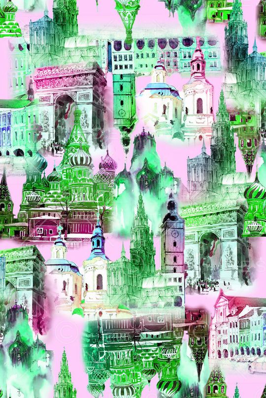 手绘 休闲风印花华亿平台图片