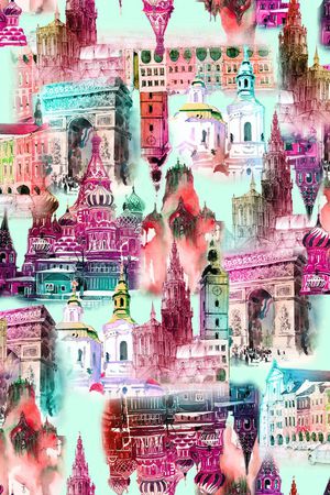 手绘 休闲风印花华亿平台图片