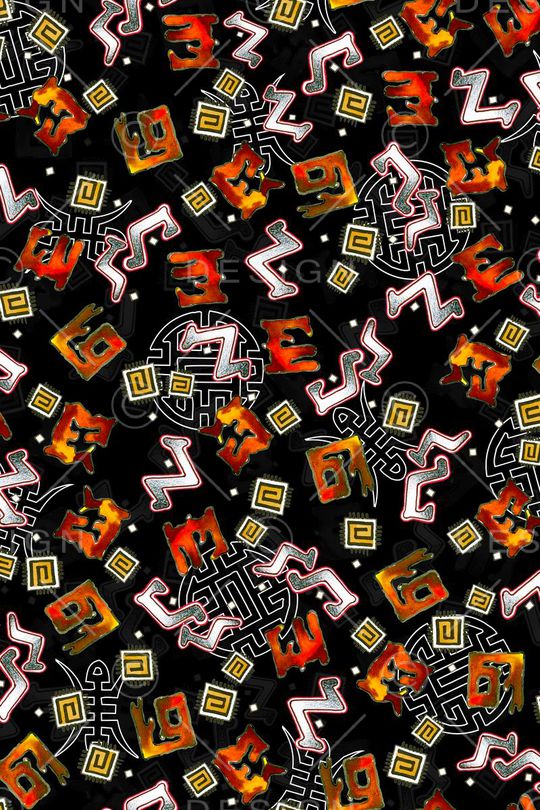 民族风印花华亿平台图片