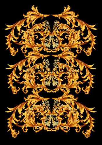 501723-范思哲青花瓷经典黄金藤条