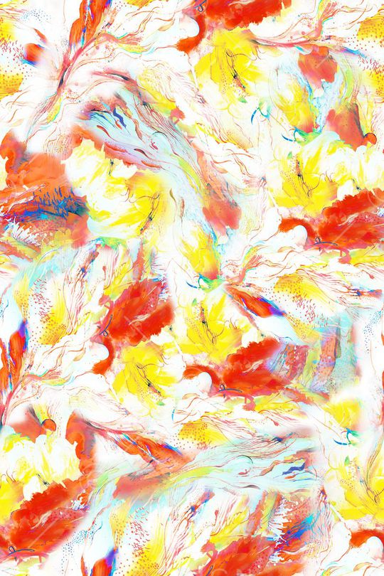 中东 欧美 抽象 水墨 水彩 抽象 地质 扎染 几何印花华亿平台图片