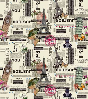 埃菲尔铁塔印花华亿平台图片