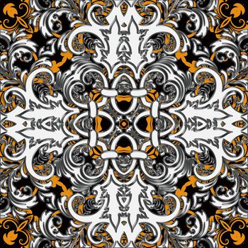 501945-欧式花纹墙纸装饰复古女装衬衣内衣连