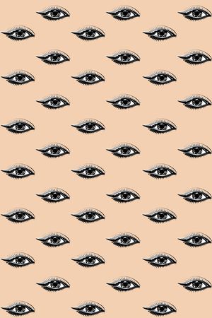 几何抽象印花华亿平台图片