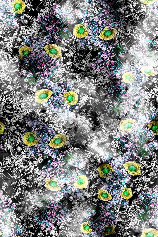 黑白灰印花华亿平台图片