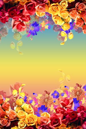 玫瑰印花华亿平台图片