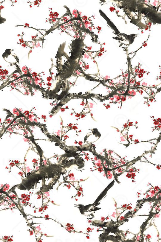 梅花印花华亿平台图片