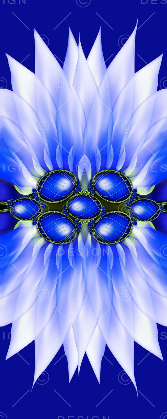 白色花卉印花华亿平台图片