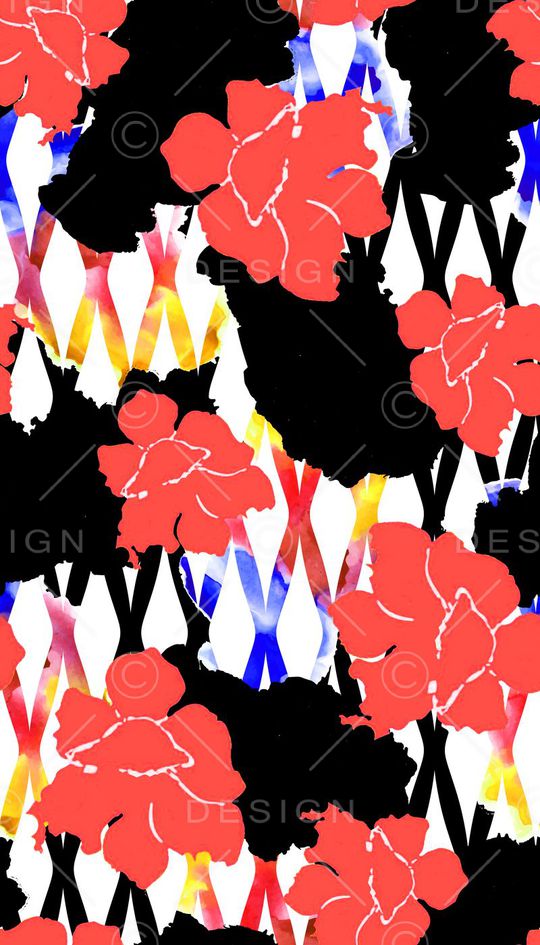 复古印花华亿平台图片