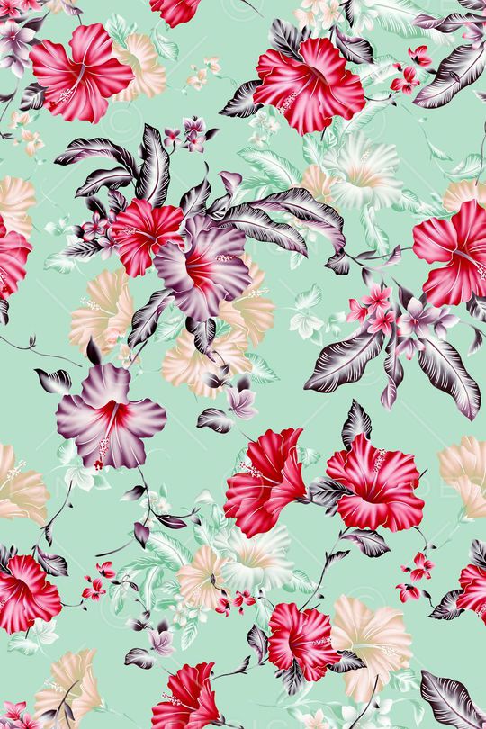 清爽印花华亿平台图片