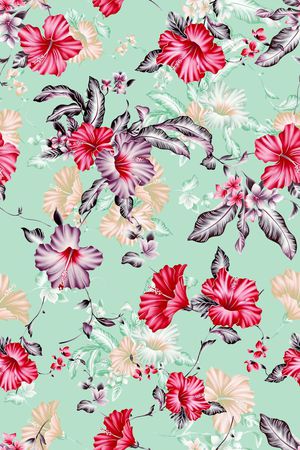 清爽印花华亿平台图片