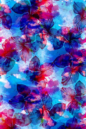 抽象印花华亿平台图片