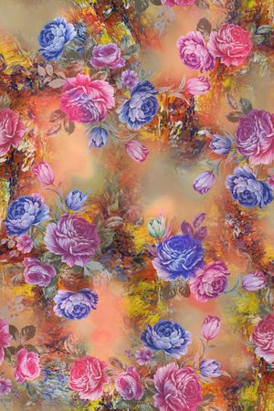 复古印花华亿平台图片