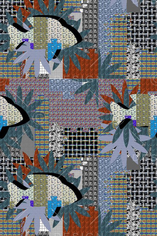 动物纹印花华亿平台图片