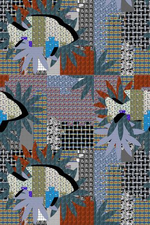 动物纹印花华亿平台图片