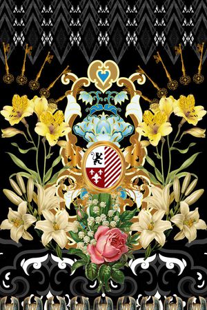 潮流时尚印花华亿平台图片