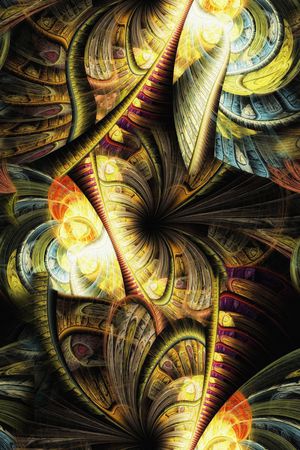 流行时尚 炫彩 抽象印花华亿平台图片