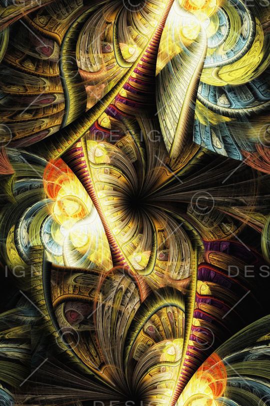 流行时尚 炫彩 抽象印花华亿平台图片