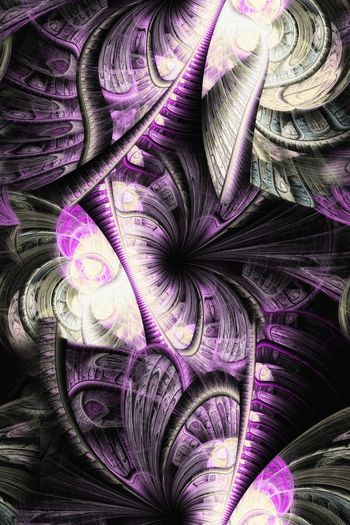 502680-流行时尚 炫彩 抽象 分形 肌理 